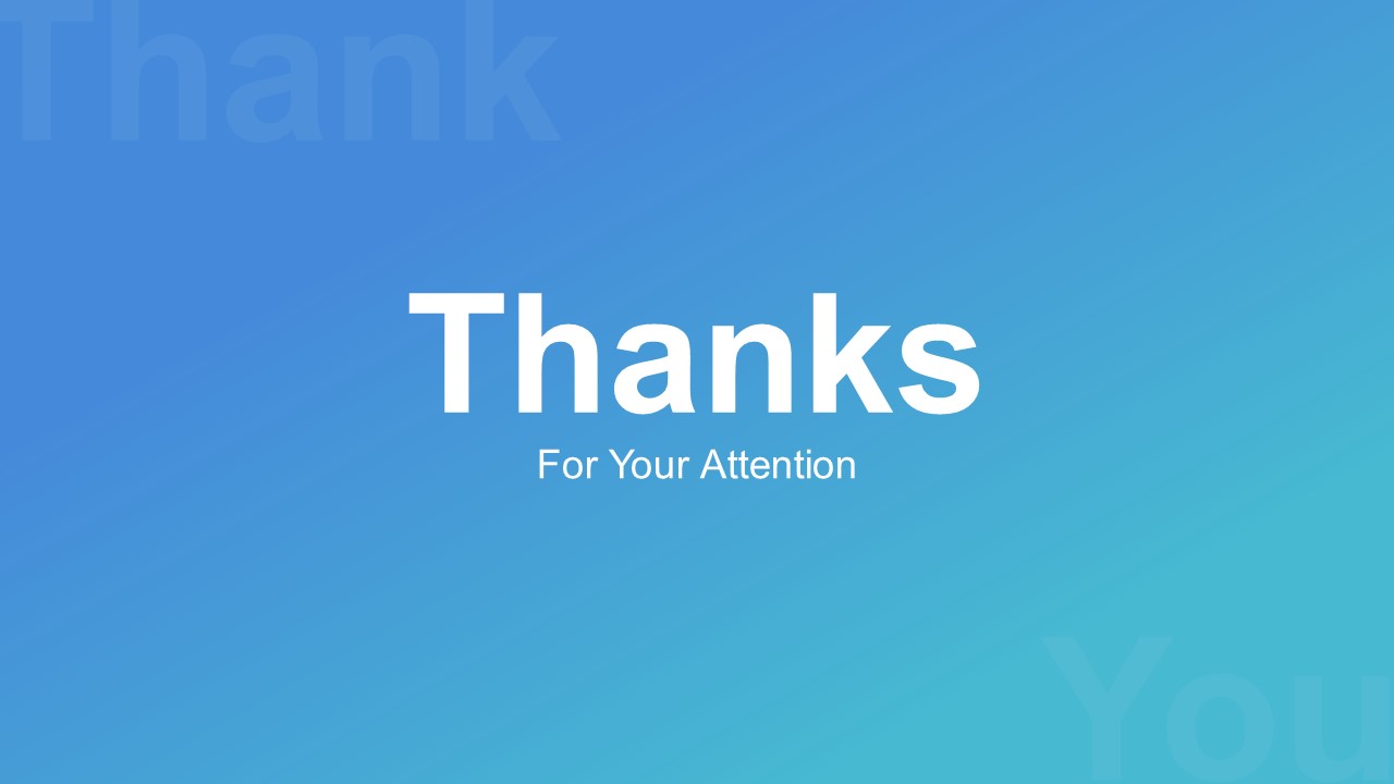 Minimal PowerPoint Template Thankyou Slide