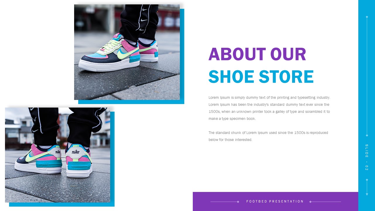shoes presentation template