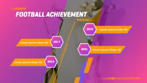 football achievement template