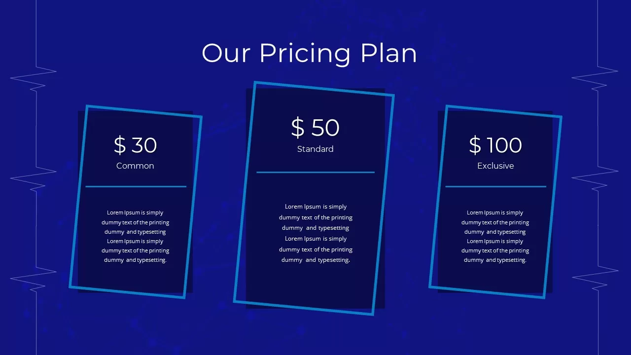 pricing plan