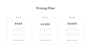 pricing plan