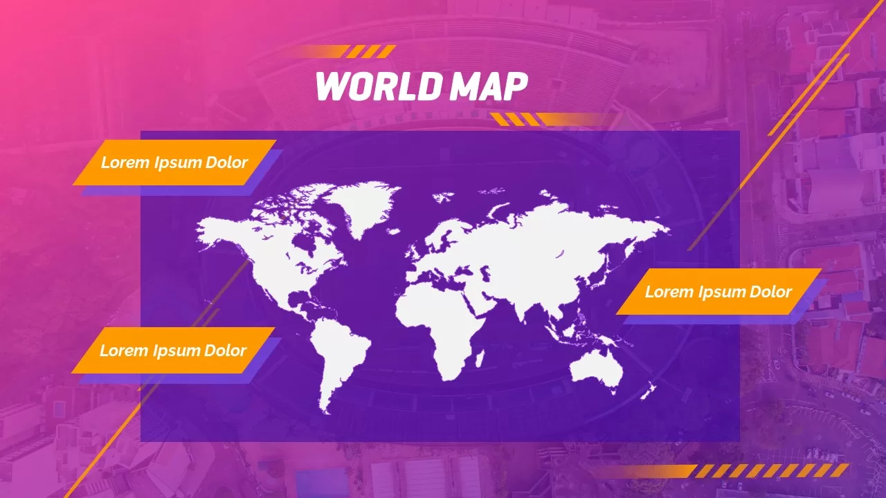 world map template