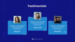 Free Medical Healthcare PowerPoint Template testimonials