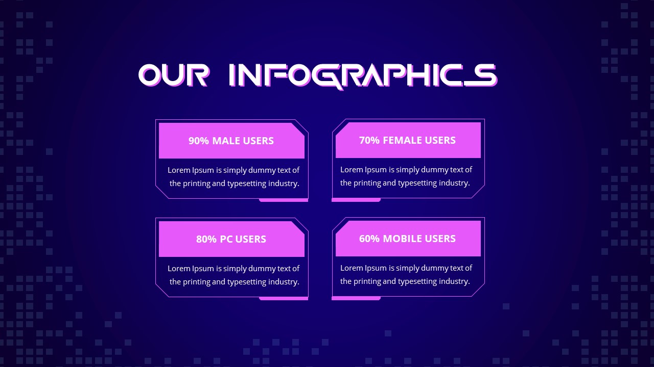 Gaming PowerPoint Template Infographics