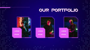 Gaming PowerPoint Template Portfolio