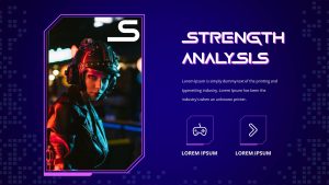 Gaming PowerPoint Template Strength