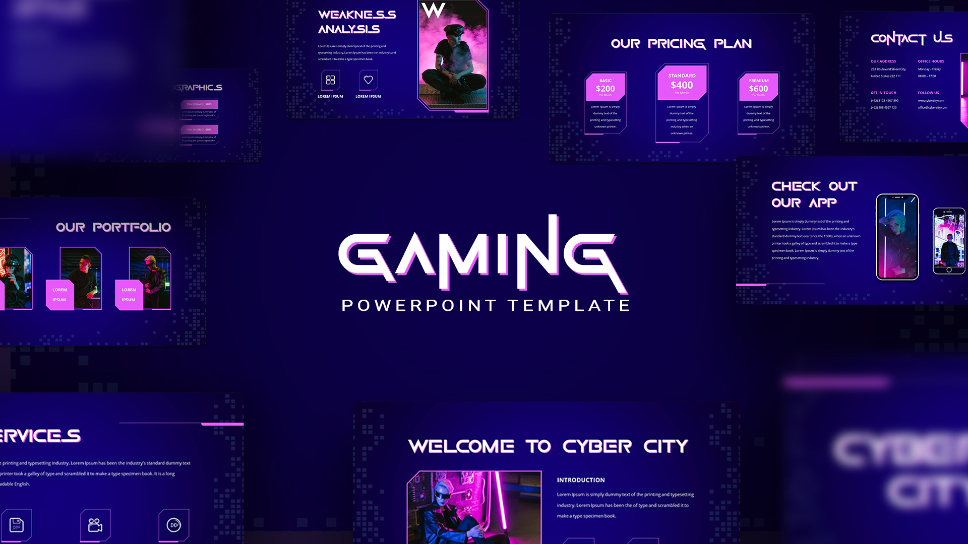 Gaming PowerPoint Template