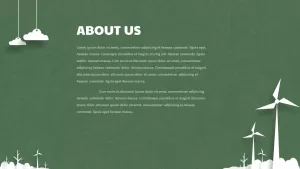 about us ppt for paper tree template