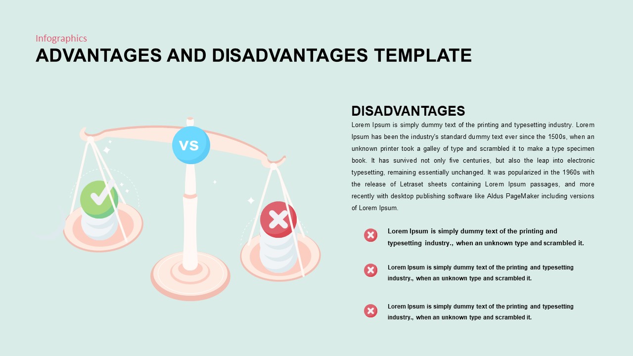 Advantages and Disadvantages PowerPoint Templates | Slidebazaar