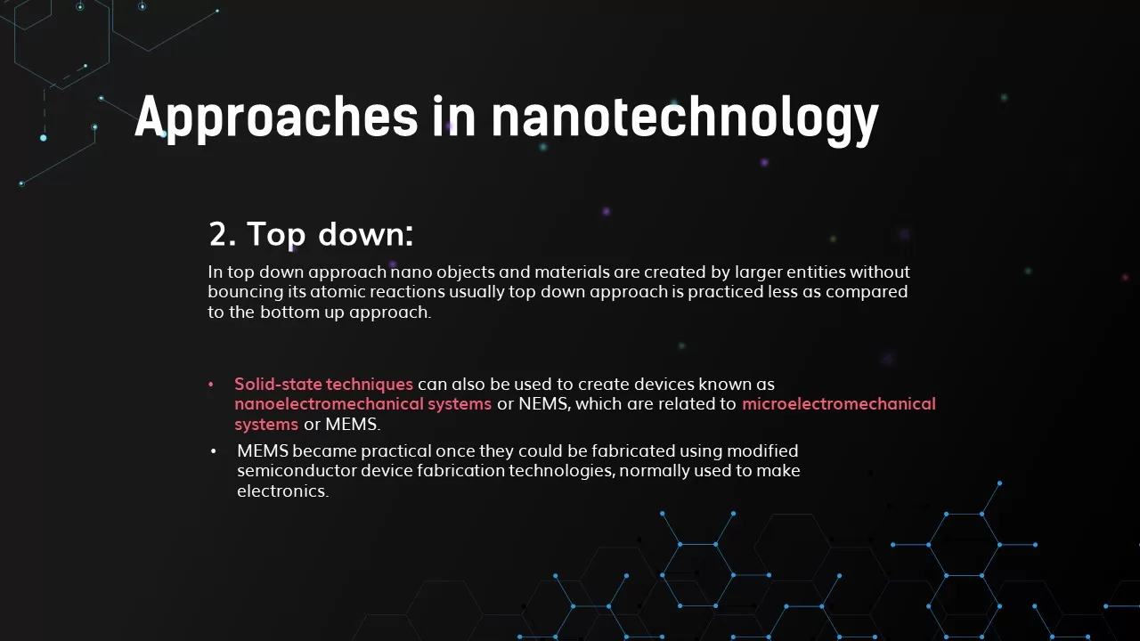 approaches in nanotechnology powerpoint template