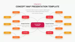 Concept Map Template PowerPoint Presentation