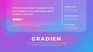 gradien presentation template