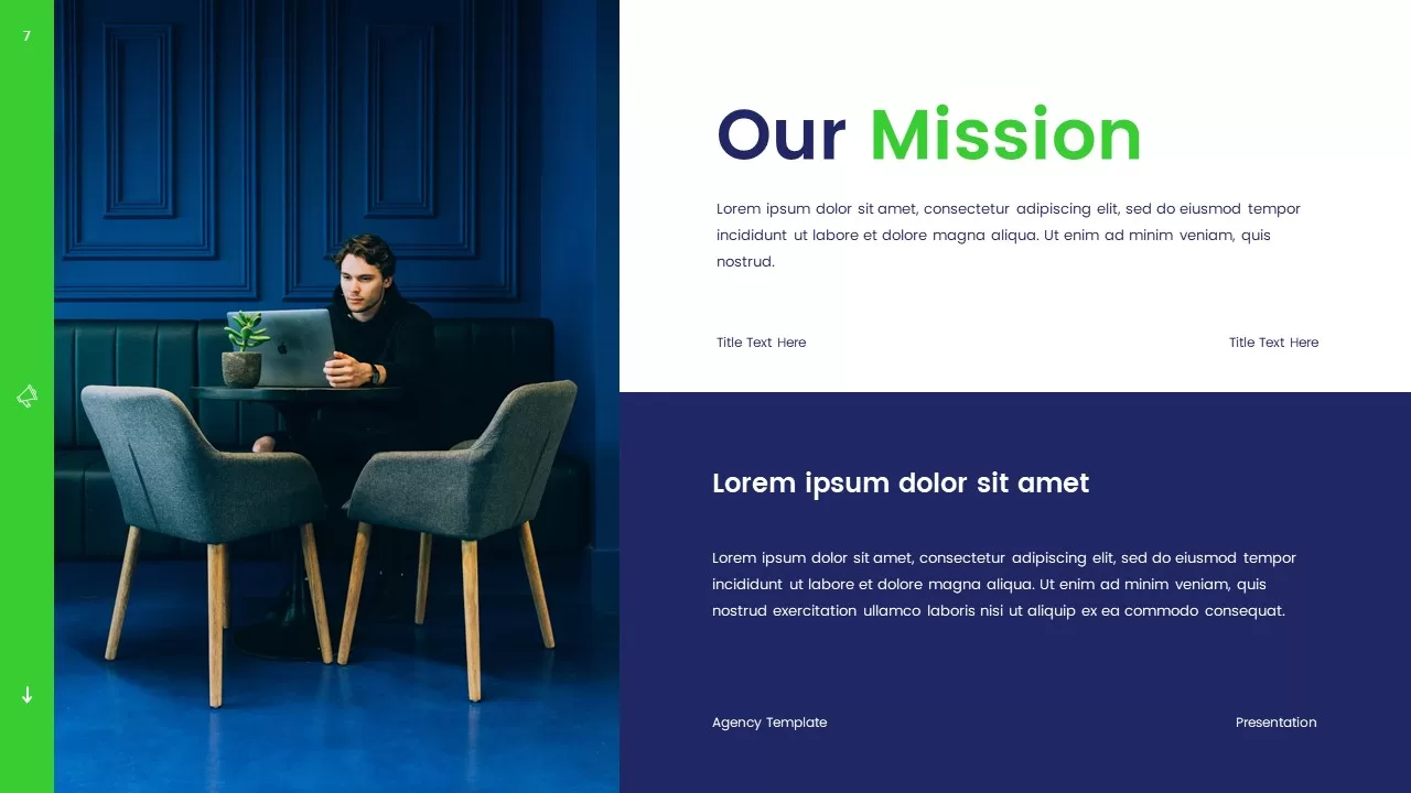 mission template for free marketing agency deck