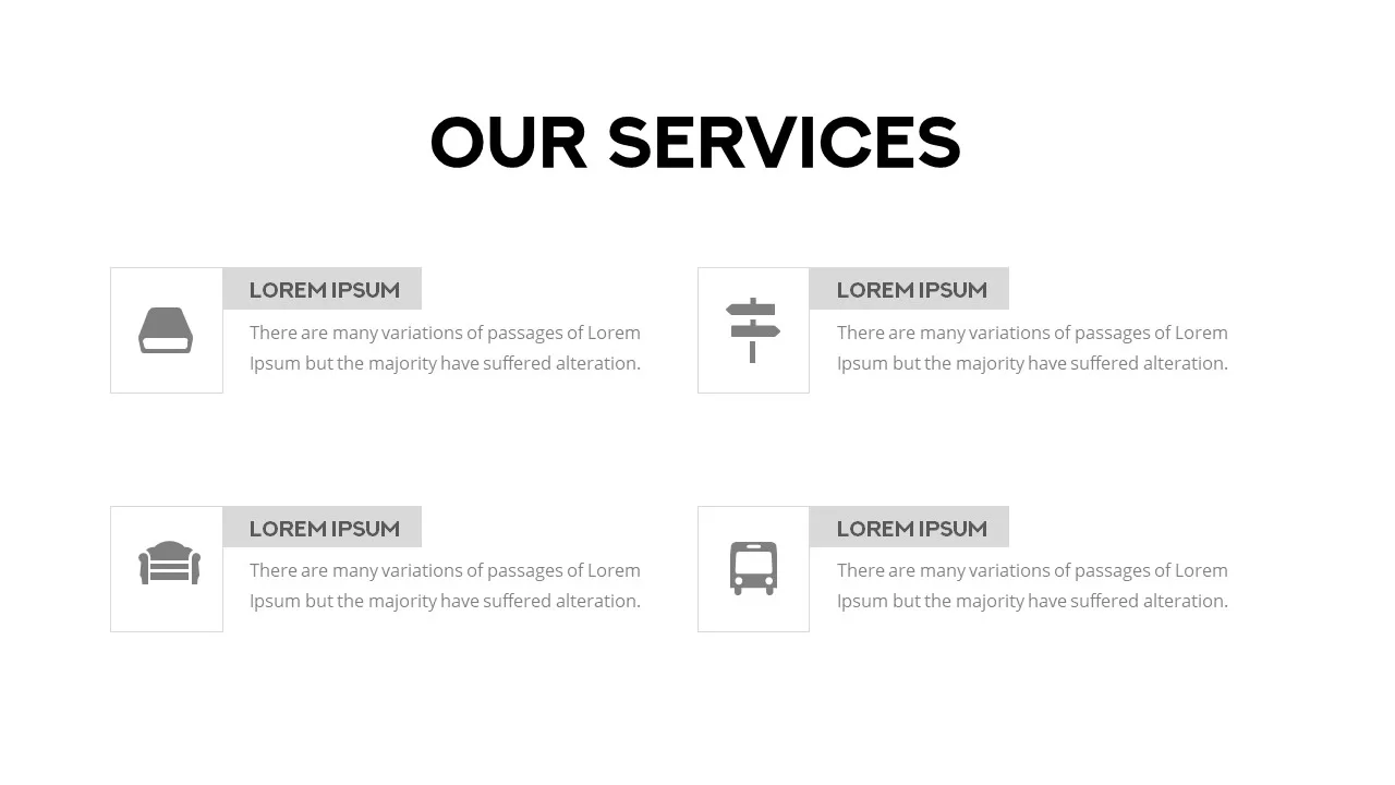 our services