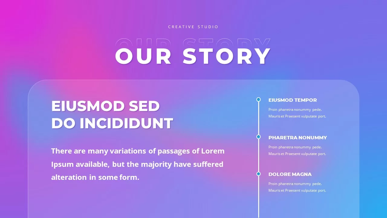 our story powerpoint template