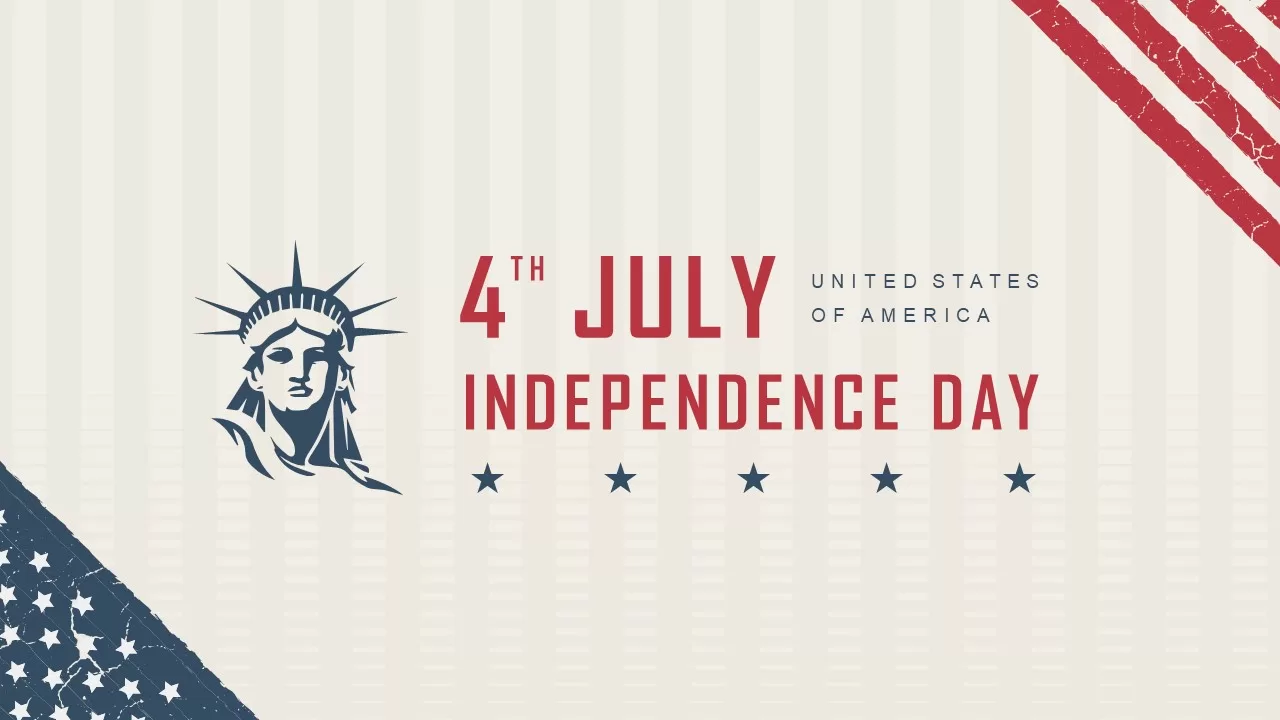 4th of July PowerPoint Template