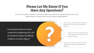 Any Questions PPT Template list