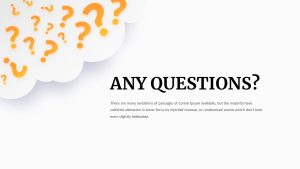 Any Questions Template for Presentations