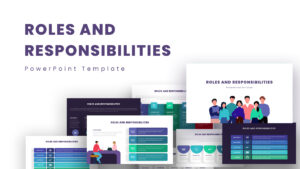  Roles and Responsibility PowerPoint Template