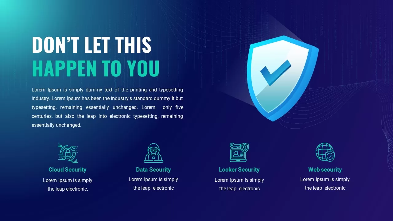 Cyber Security PowerPoint Template- cyber hacks