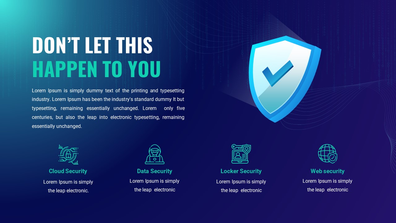 Cyber Security PowerPoint Template | SlideBazaar