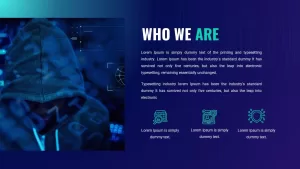 Cyber Security PowerPoint Template-who we are