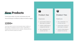 New Products 2 column layout