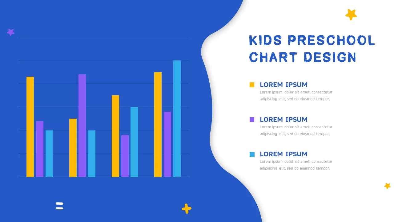 chart design preschool powerpoint presentation template