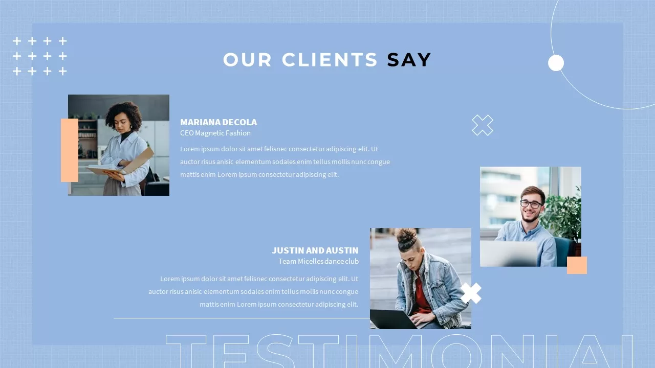 clients pastel presentation template