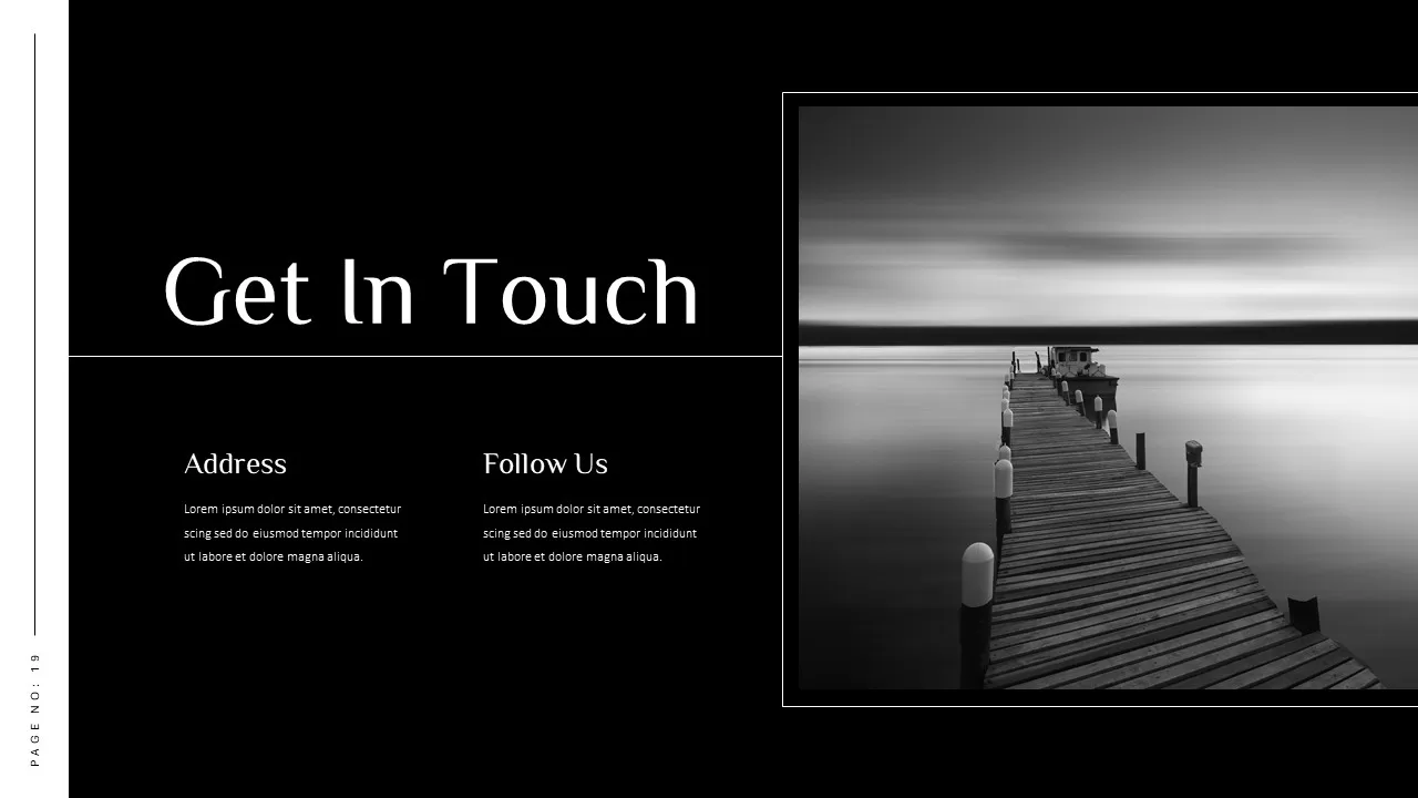 get in touch photography portfolio template