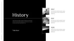 history photography portfolio template