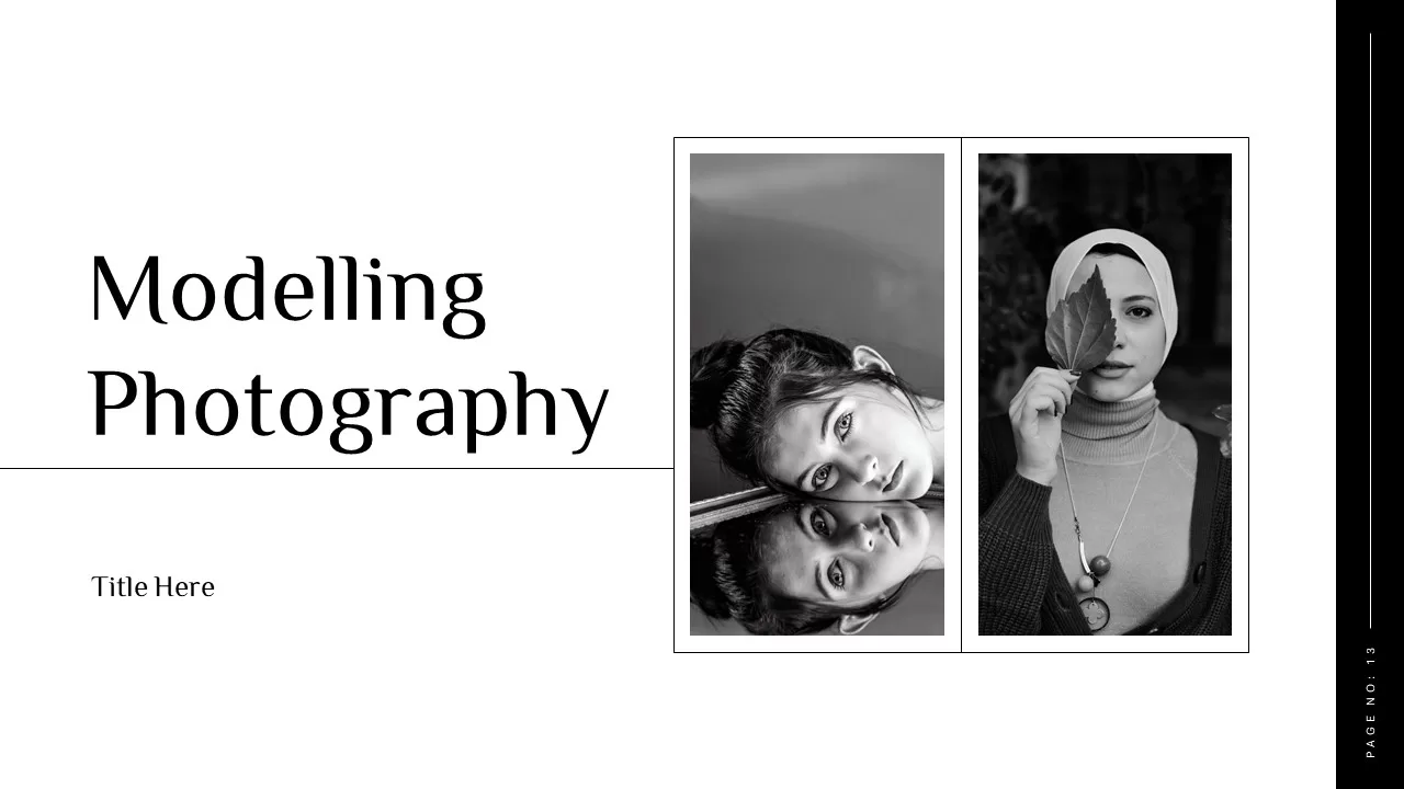 image slides photography portfolio template