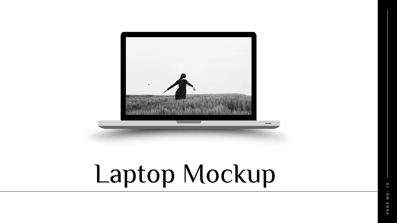 laptop mockup photography portfolio template