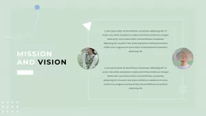 mission and vision Pastel Presentation Template