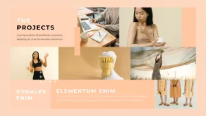 projects pastel presentation template