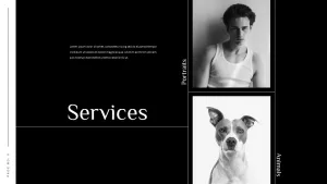 services photography portfolio template