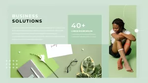 solutions pastel presentation template