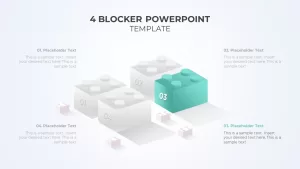 4 blocks slide ppt7 template