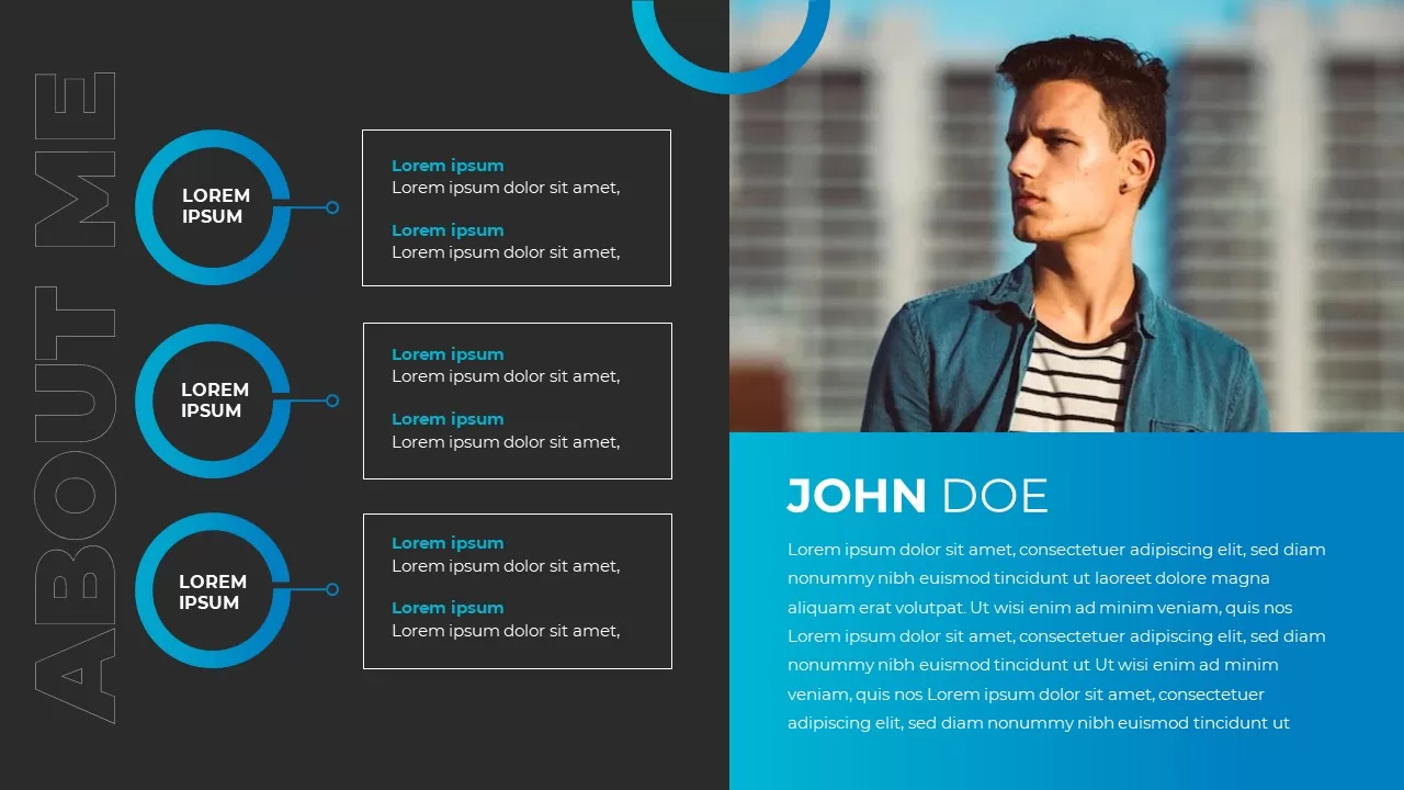 About Me PowerPoint Template to Introduce Yourself | Slidebazaar