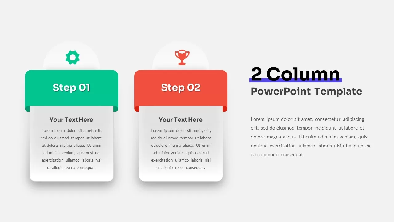 2 column PowerPoint templates