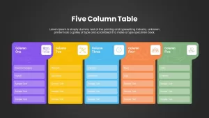 5 column powerpoint template