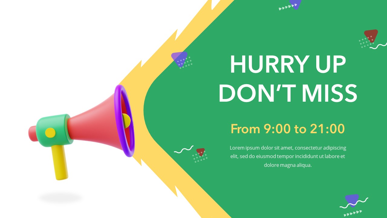 Announcement Templates: Animated - SlideBazaar