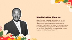 Black History Month Animated PowerPoint Template Person