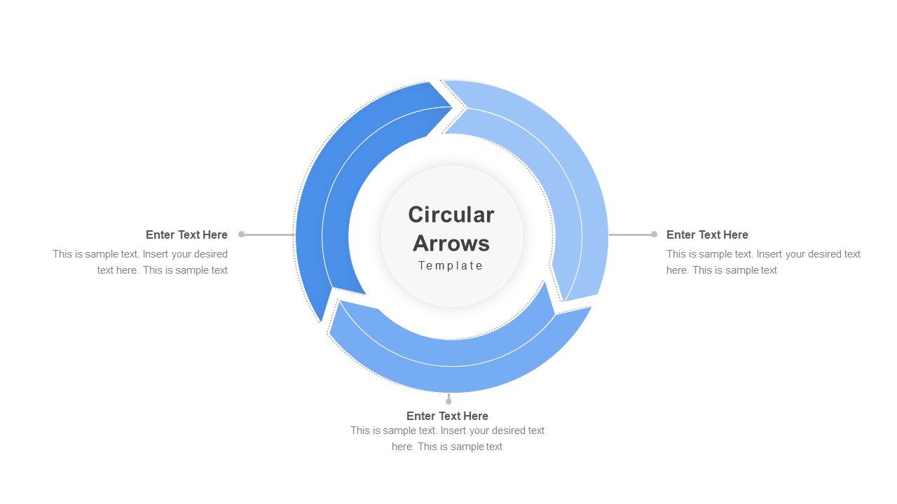 Circle Arrow Powerpoint Template 9057