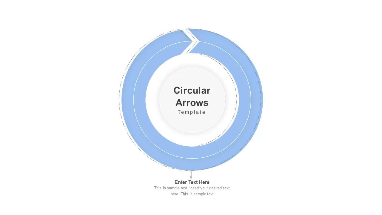 Circular arrow ppt template