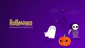 Free Animated Halloween PowerPoint Template design