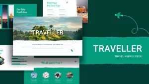 Free Traveler Travel Agency Deck for Presentation