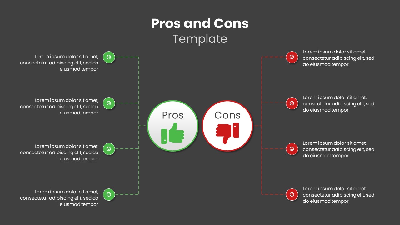 Pros and Cons template - SlideBazaar