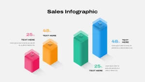 Sales powerpoint infographics