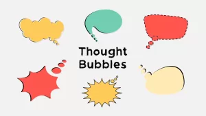 Thought bubble PowerPoint template FREE
